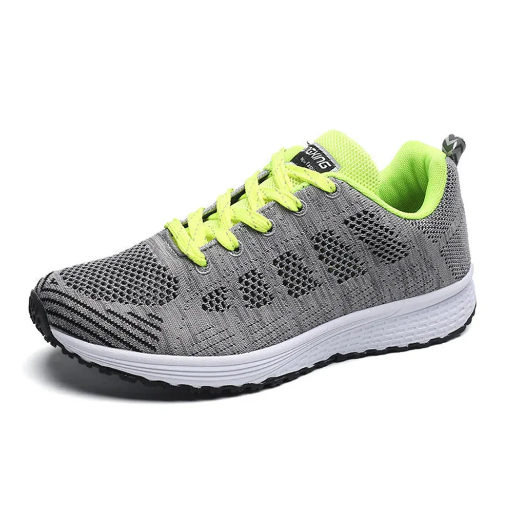 Betterthy Round Toe Mesh Running Shoes Low Top Sneakers Deflorence Sneakers