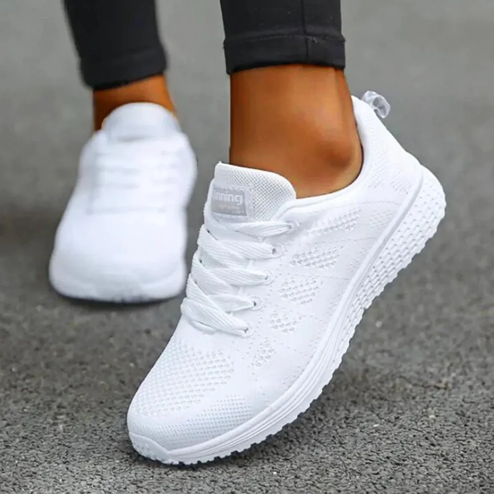 Betterthy Round Toe Mesh Running Shoes Low Top Sneakers Dirty Laundry Sneakers