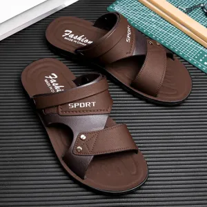 Fashion Sandals Men Summer Slip On Casual Slippers Outdoor Beach Shoes Male Classic Men's Sandals Slippers Just Sheepskin Slippers
