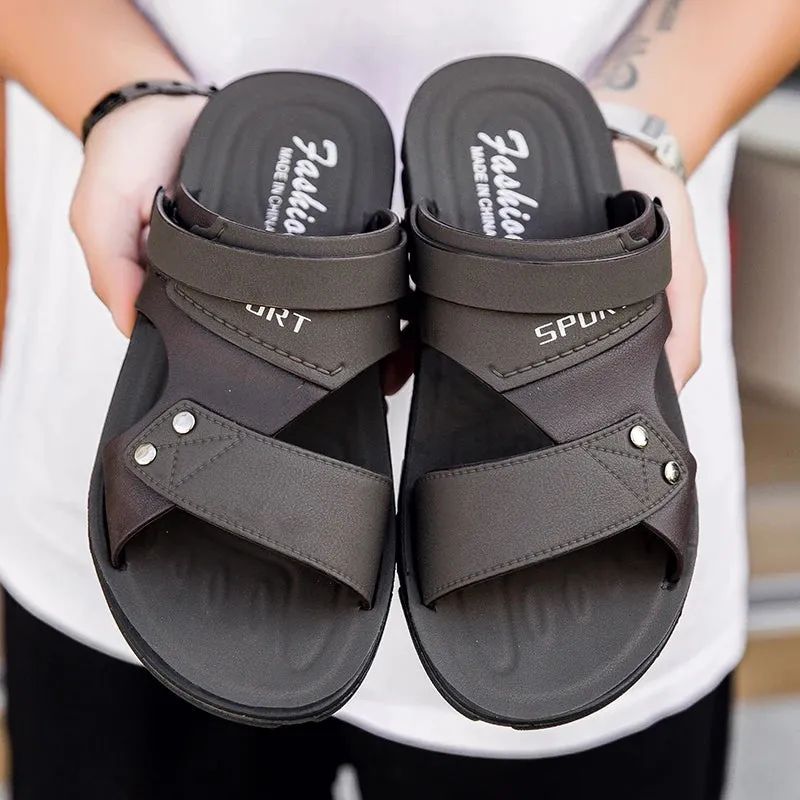 Tasman Sand Slippers Fashion Sandals Men Summer Slip On Casual Slippers Outdoor Beach Shoes Male Classic Men's Sandals Slippers