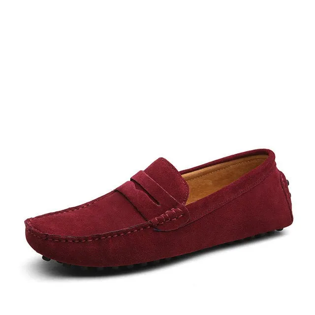 Men's Top Quality Leather Shoes Moccasins Loafers Flats Comfort Loafers