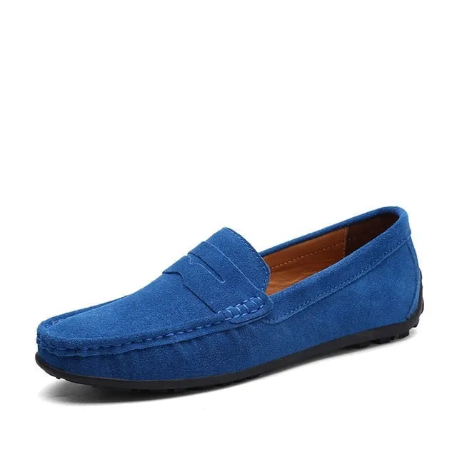 Men's Top Quality Leather Shoes Moccasins Loafers Flats Best Suede Loafers