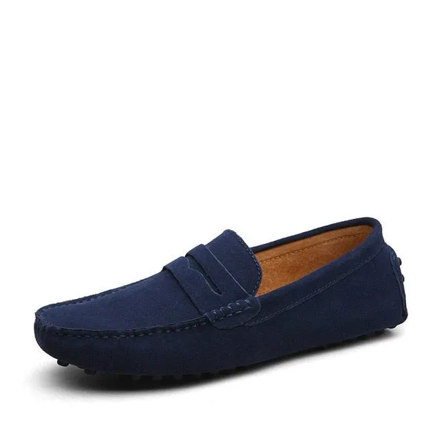 Men's Top Quality Leather Shoes Moccasins Loafers Flats Slacks And Loafers