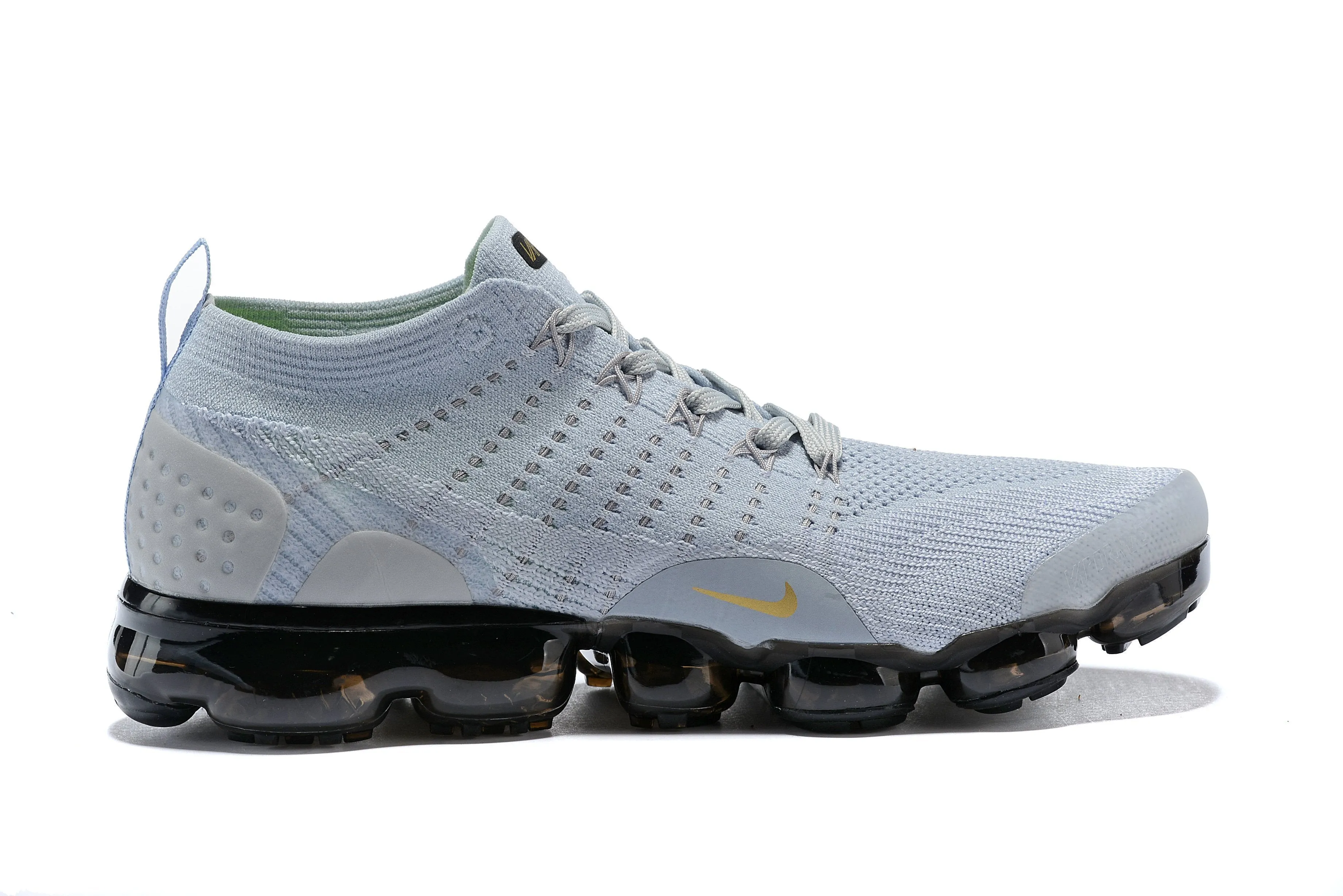 Asics Tennis Shoes Comparison Nike Air Vapormax Flyknit 2 Grey Gold Shoes Sneakers Men !!! CYBER MONDAY SALE !!!