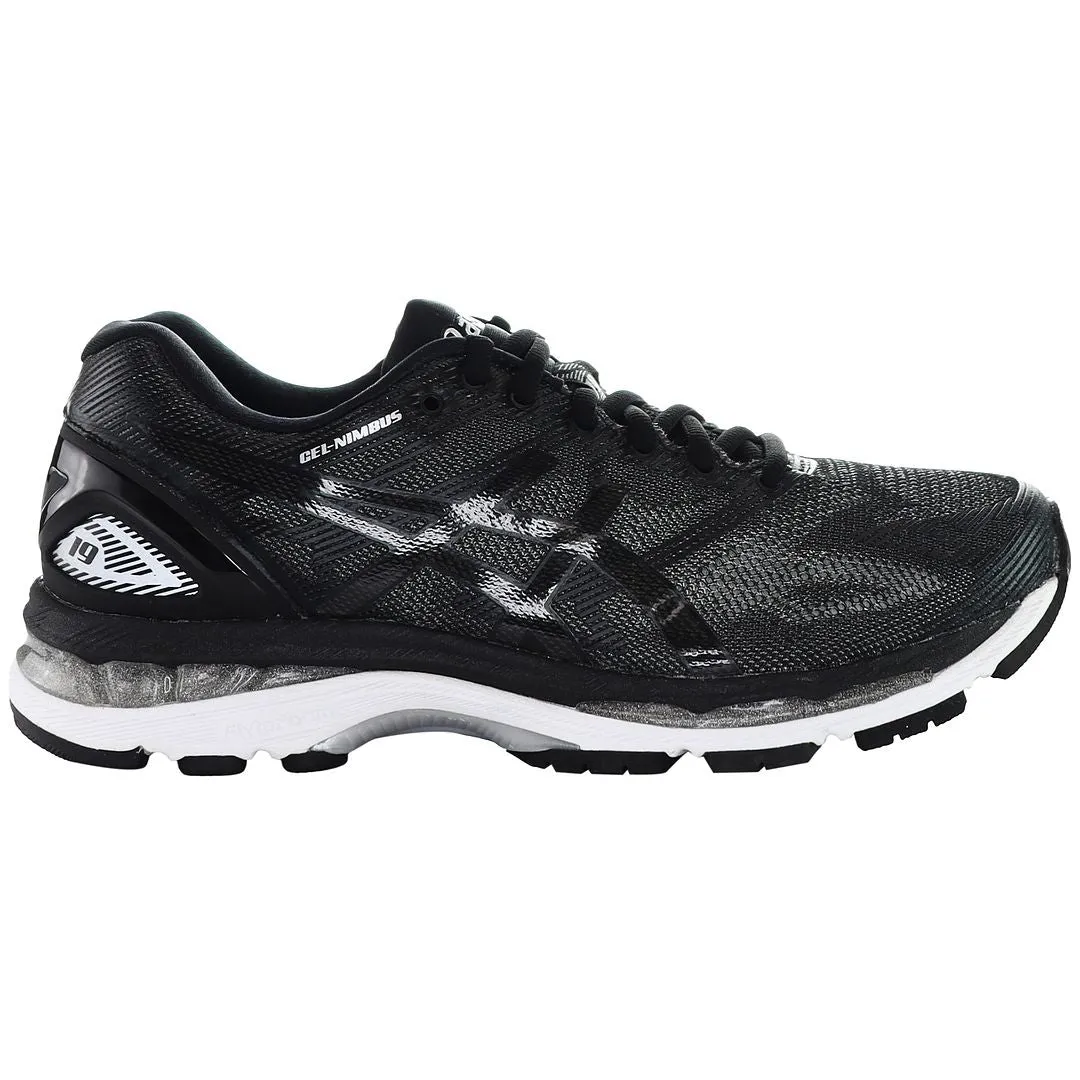 Asics Gel-Nimbus 19 Mens Black Trainers Size Chart Asics Running Shoes