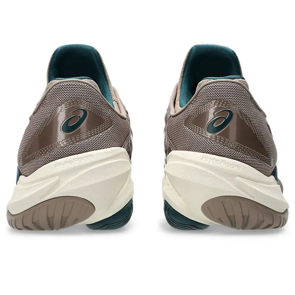 ASICS Men's Court FF 3 Tennis Shoe (Taupe Grey/White) Asics Shoes For Long Standing