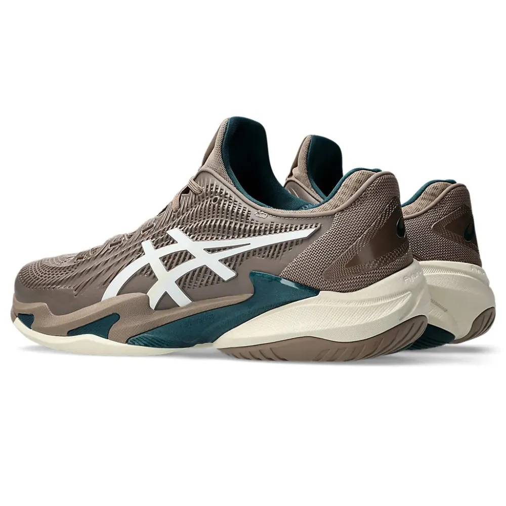 Newest Asics Running Shoes ASICS Men's Court FF 3 Tennis Shoe (Taupe Grey/White)
