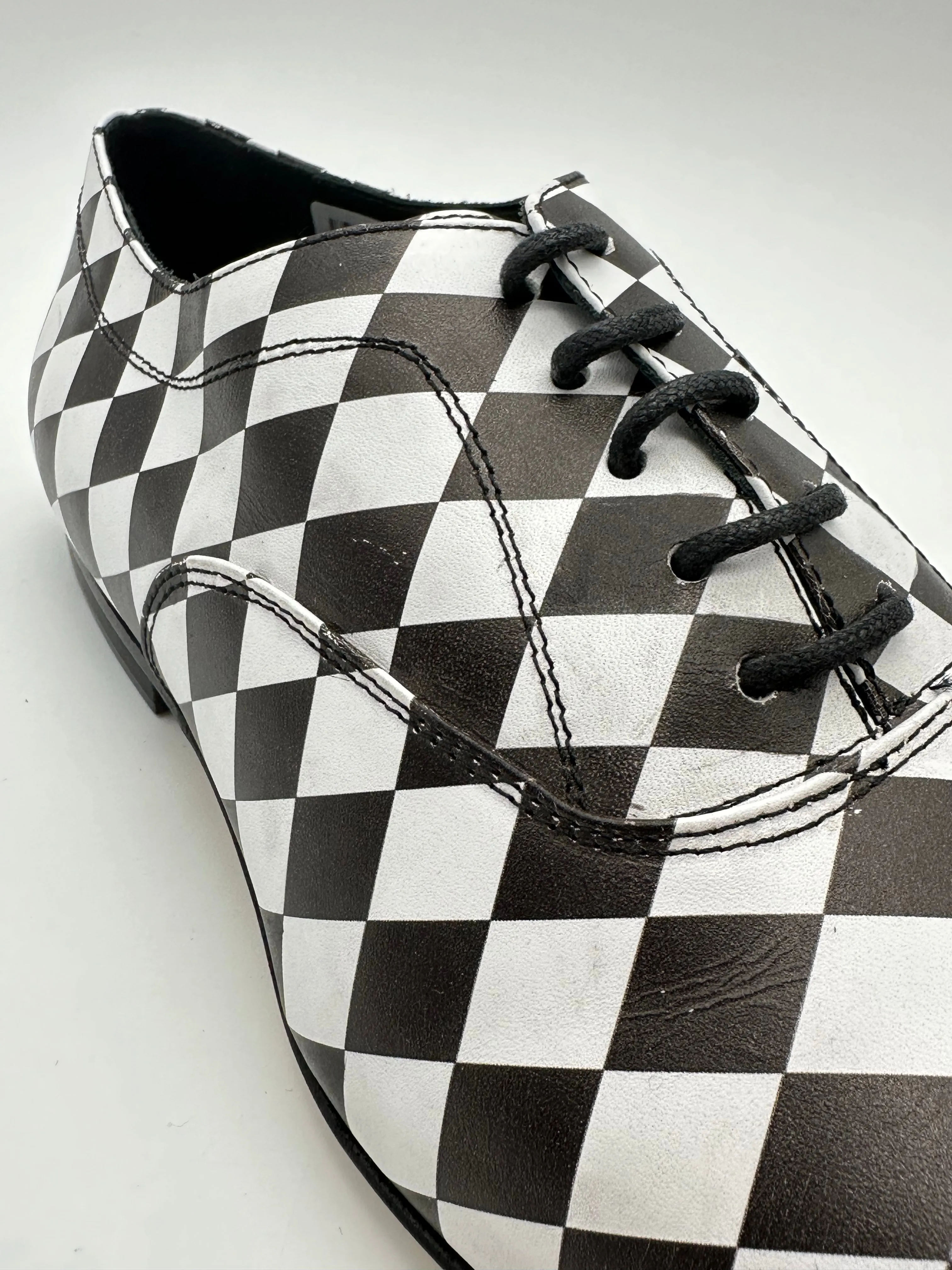 Checked Loafers Loafers Flats