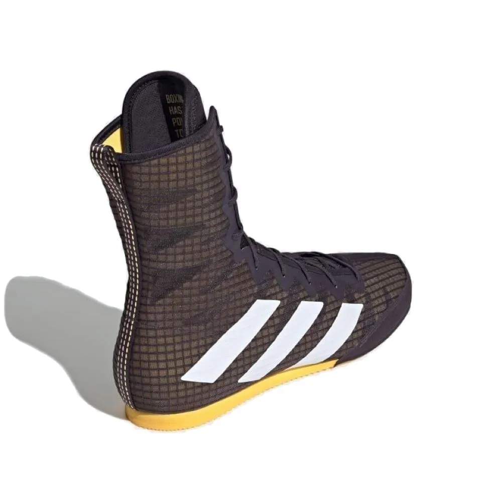 Adidas Box Hog 4 Boxing Boots - Black/Oly Kanye Adidas Shoes
