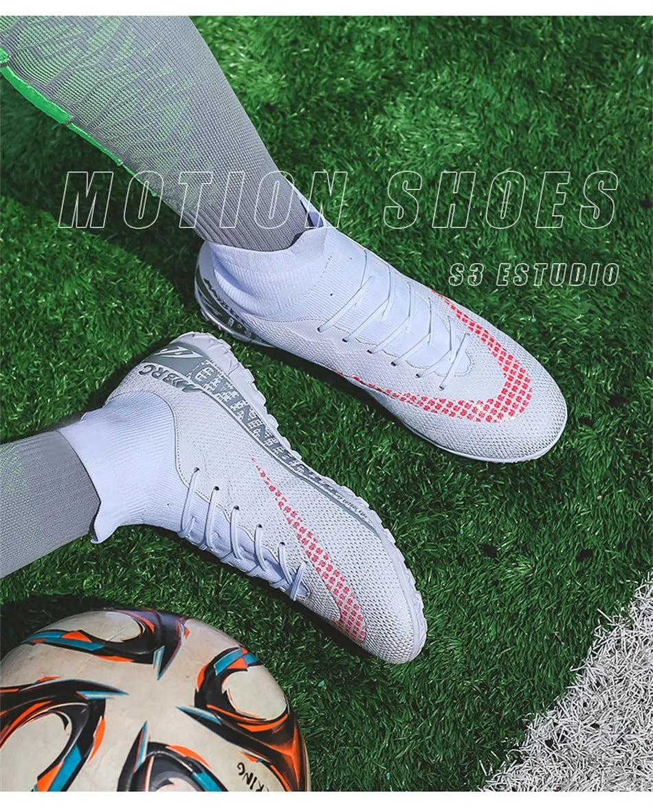 Slippers That Look Like Sneakers Ultralight Soccer Shoes Men Outdoor FG TF Boys Non-Slip Cleats