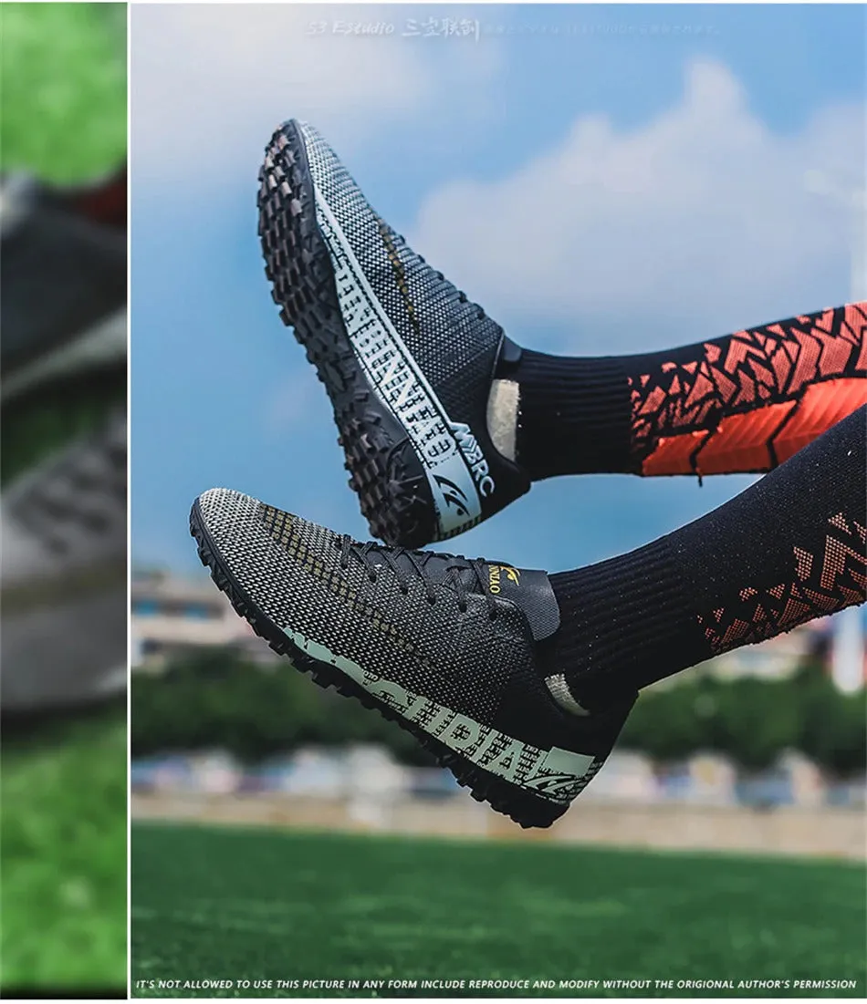 Best Sneakers For Sprinting Ultralight Soccer Shoes Men Outdoor FG TF Boys Non-Slip Cleats