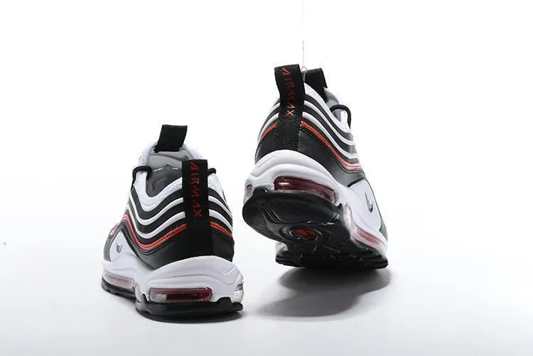 Nike Air Max 97 White Black Red Shoes !!! CYBER MONDAY SALE !!! Asics Flower Shoes
