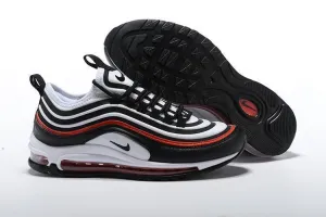 Nike Air Max 97 White Black Red Shoes !!! CYBER MONDAY SALE !!! Asics Running Shoes Wide