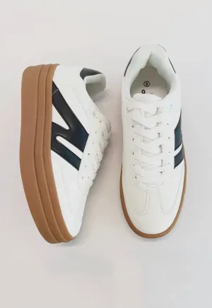 Barry Sanders Sneakers La Sheelah color block platform sneaker