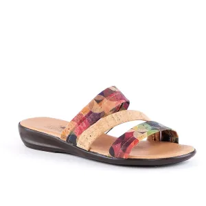 Strap Rainbow Cork Sandals | Cork Shoes Flip Flops For Thin Feet