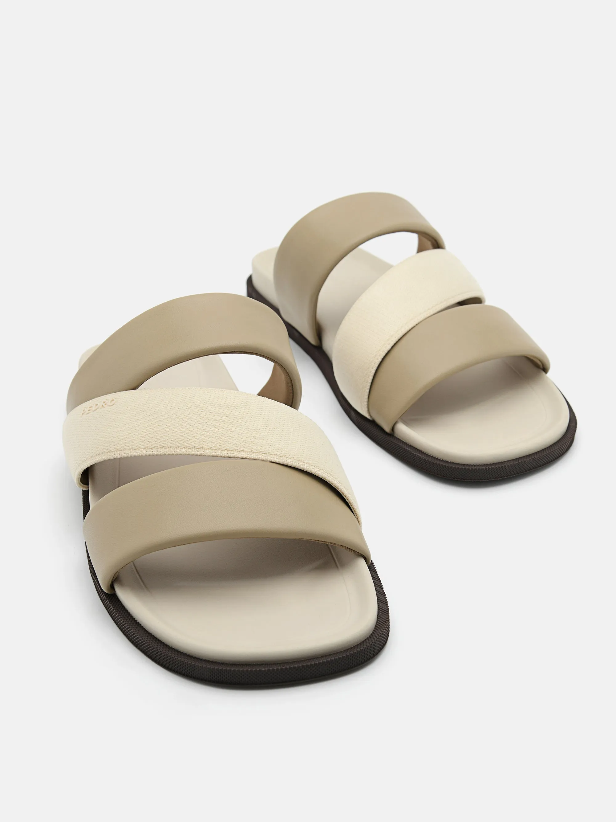 Tri-Band Slide Sandals Mountain Footbed Sandals