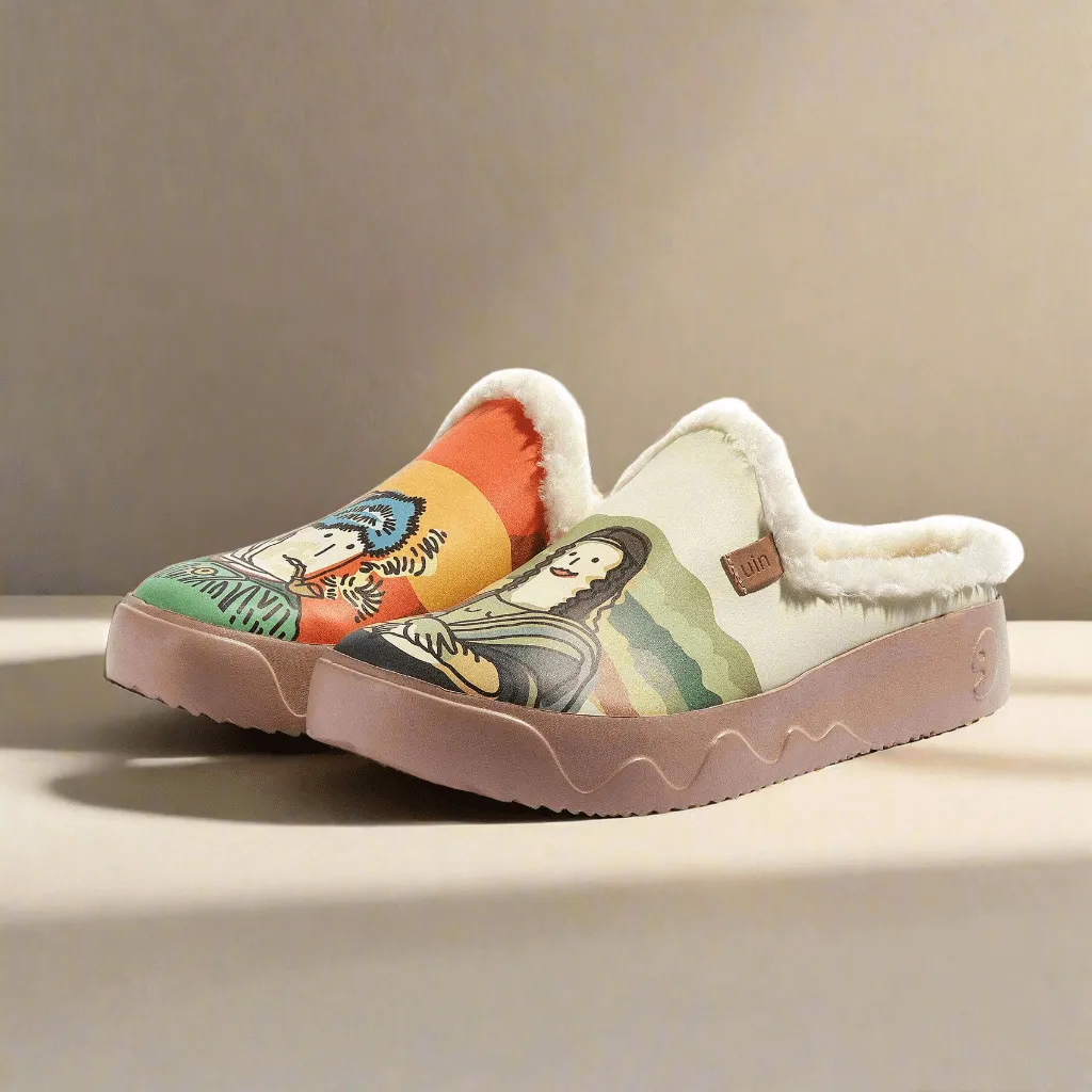 Uptown Ballet Slip On Van Gogh and Mona Lisa 2 Fuerteventura VII Women