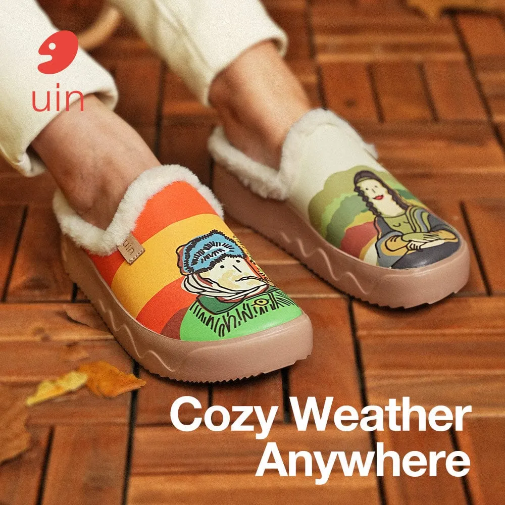 Van Gogh and Mona Lisa 2 Fuerteventura VII Women Twisted X Slip Ons