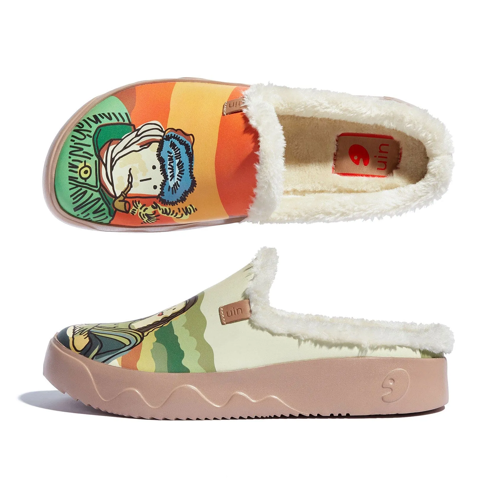 Van Gogh and Mona Lisa 2 Fuerteventura VII Women Sammy Canvas Slip-on Sneaker