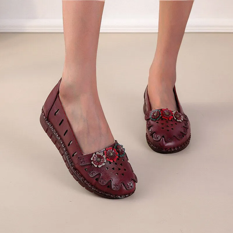 Genuine Leather Women Shoes Casual Luxury Brand Ladies Loafers Baby Blue Loafers