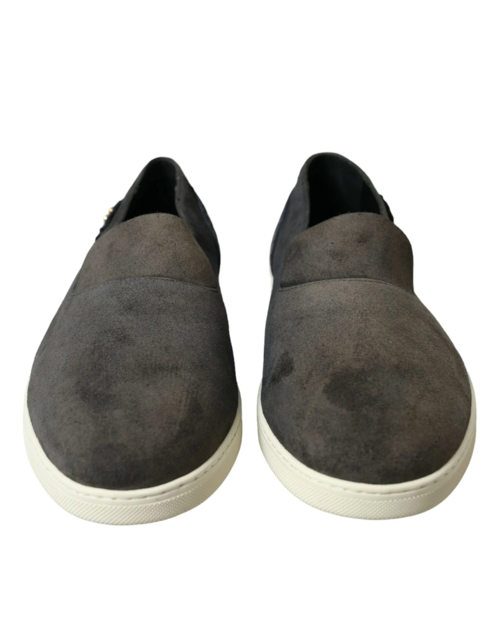 Pink Loafers Dolce & Gabbana Elegant Blue Suede & Crocodile Slippers