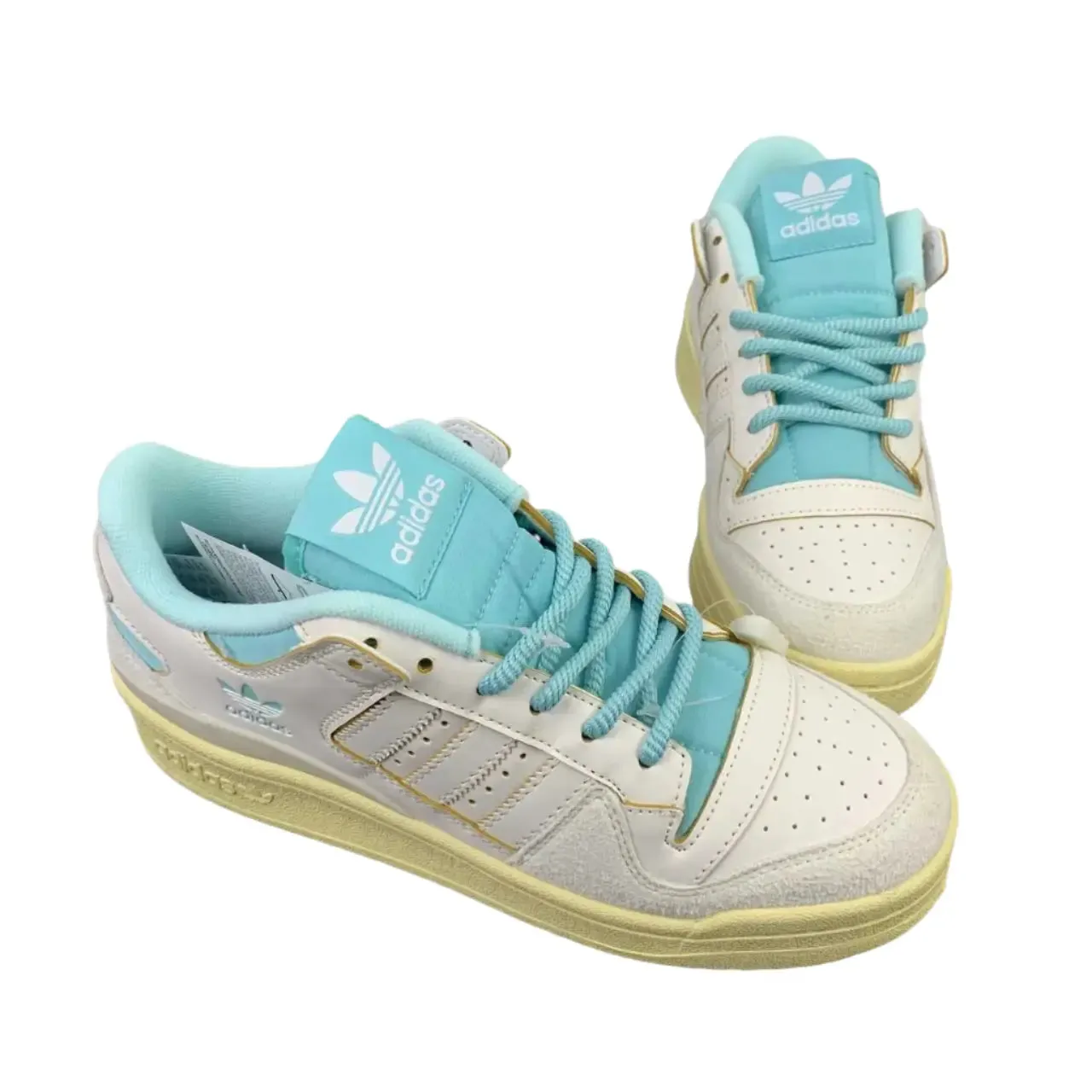 Adidas Minimalist Shoe Adidas Forum Low White Light Blue Sneaker