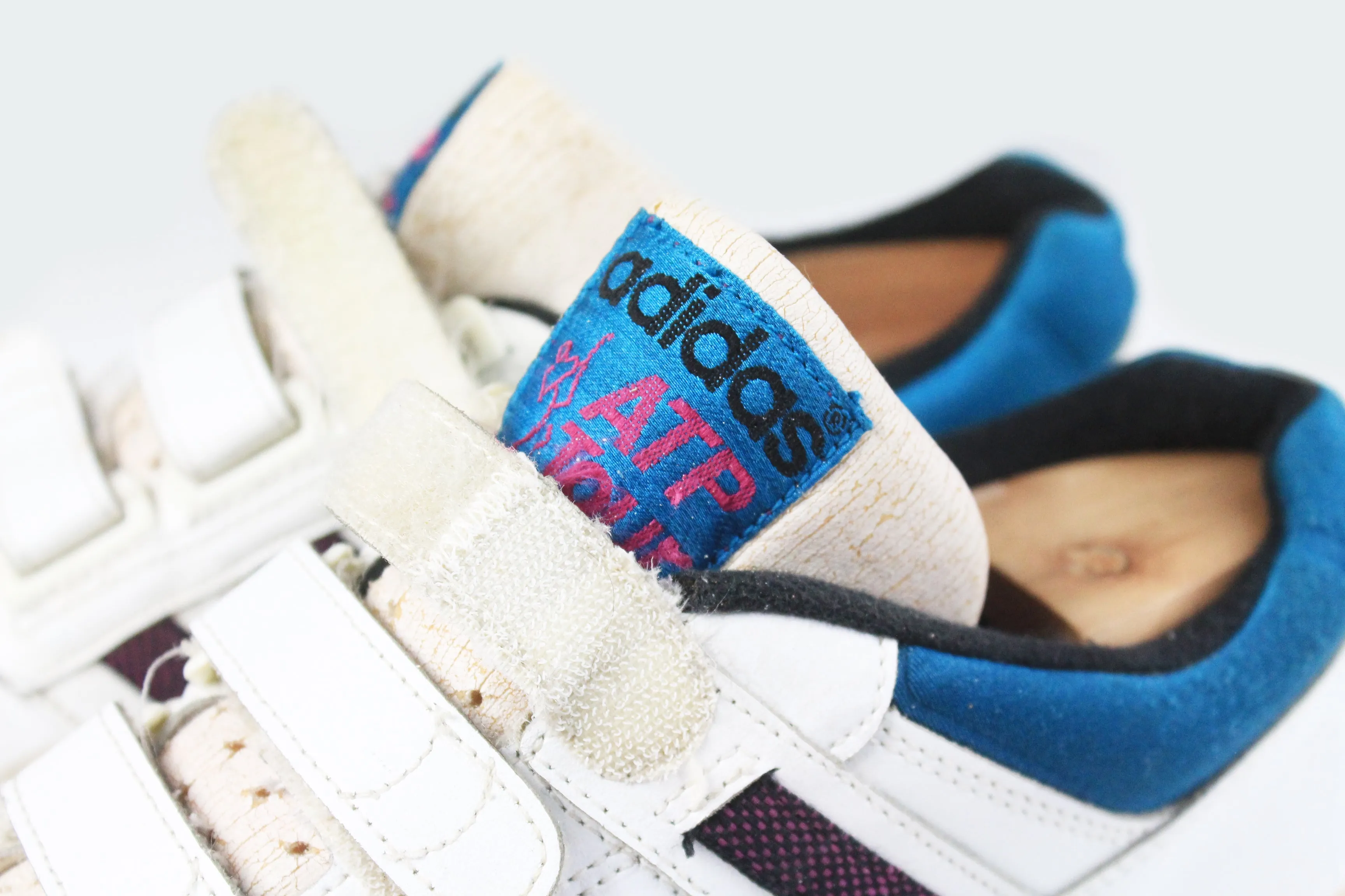 Adidas Adizero Select 2.0 Basketball Shoes Vintage Adidas ATP Tour Velcro Sneakers US 9