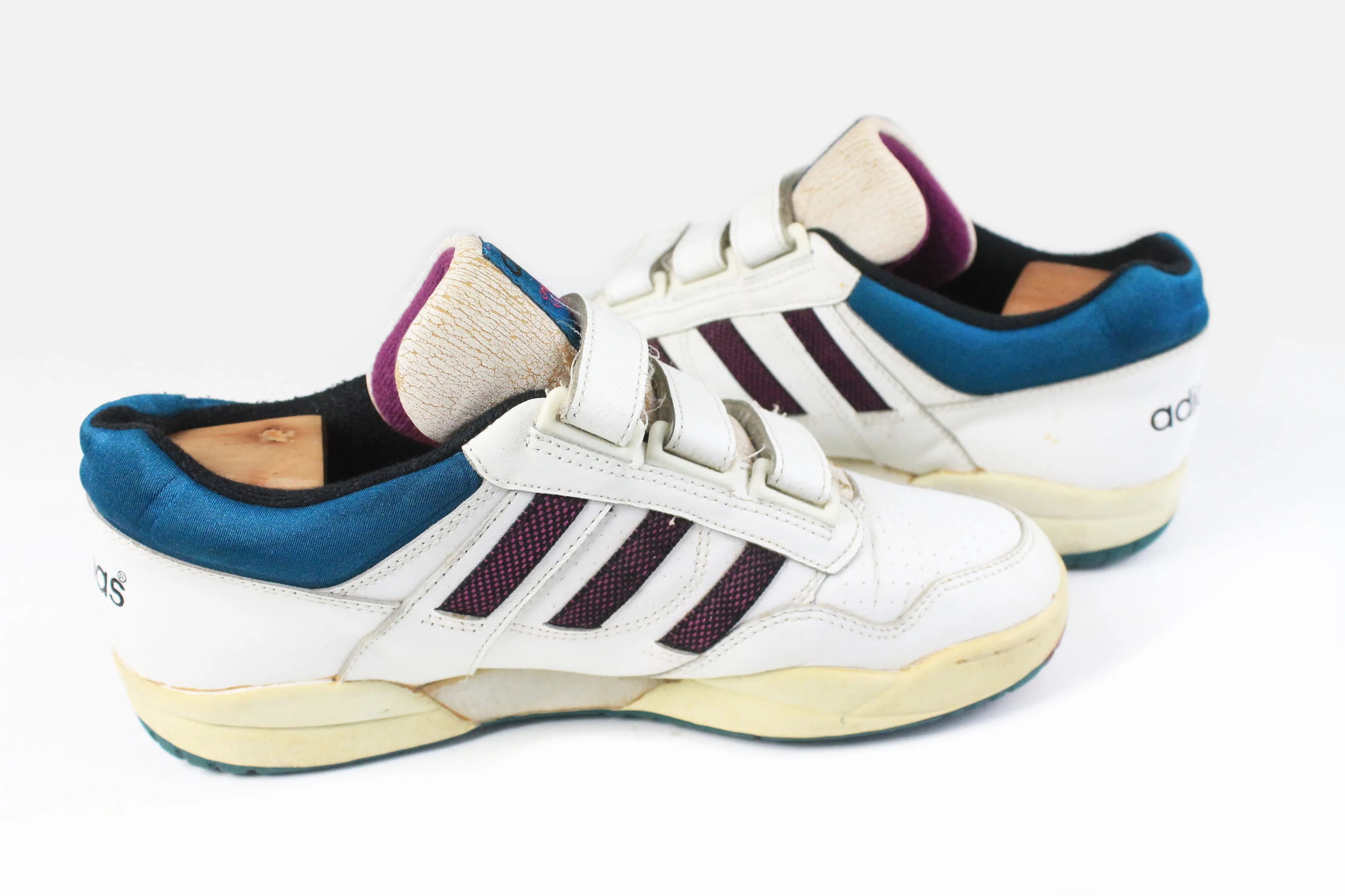 Adidas Slip On Tennis Shoe Vintage Adidas ATP Tour Velcro Sneakers US 9