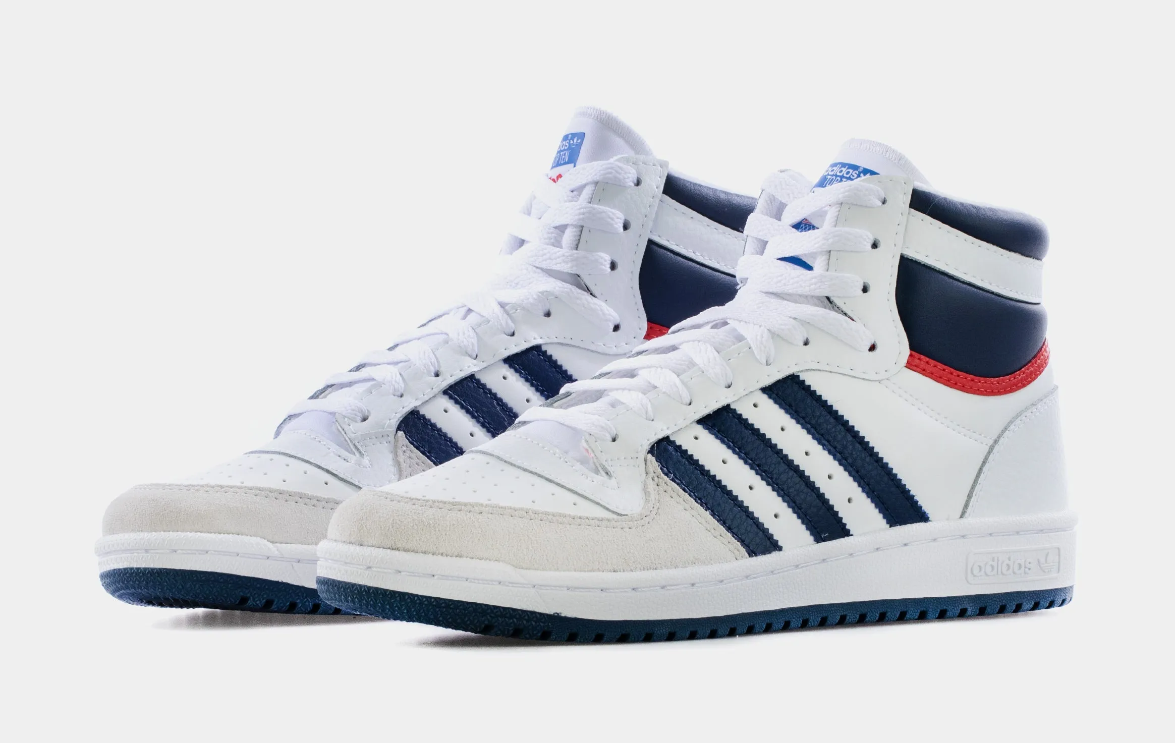Most Popular Adidas Shoes Top Ten Mens Basketball Shoes (White/Navy Blue)
