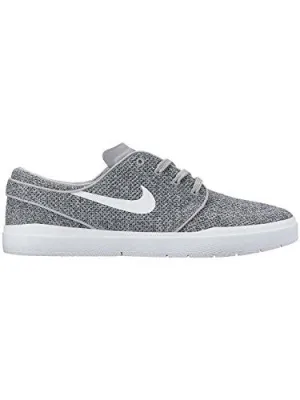Nike Men's SB Janoski Hyperfeel Mesh Wolf Grey/White/Black Skate Shoe 10.5 Men US Best Asics Shoes For Healthcare Workers