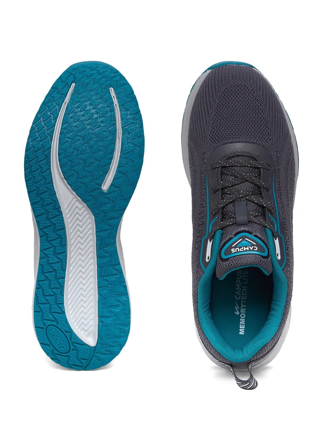 PLUSH Grey Men's Running Shoes Running Shoes For Back Pain