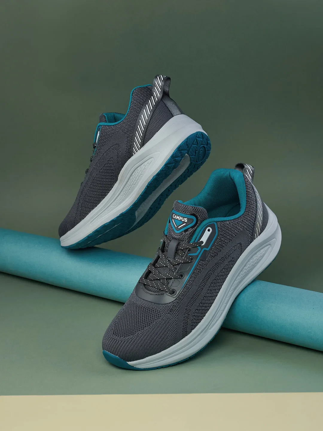 PLUSH Grey Men's Running Shoes Running System Shoes