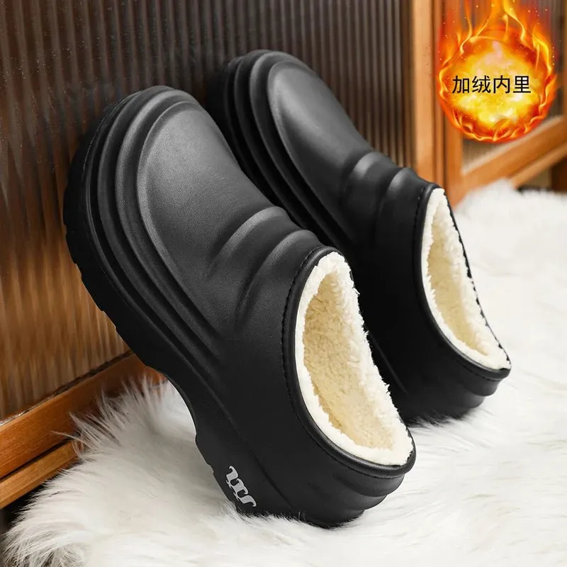 warm and waterproof winter shoes for home Mickey Mouse Slippers
