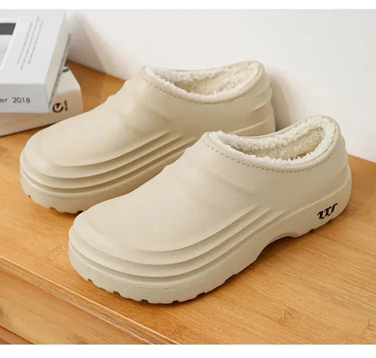 Non Slip Slippers For Elderly warm and waterproof winter shoes for home