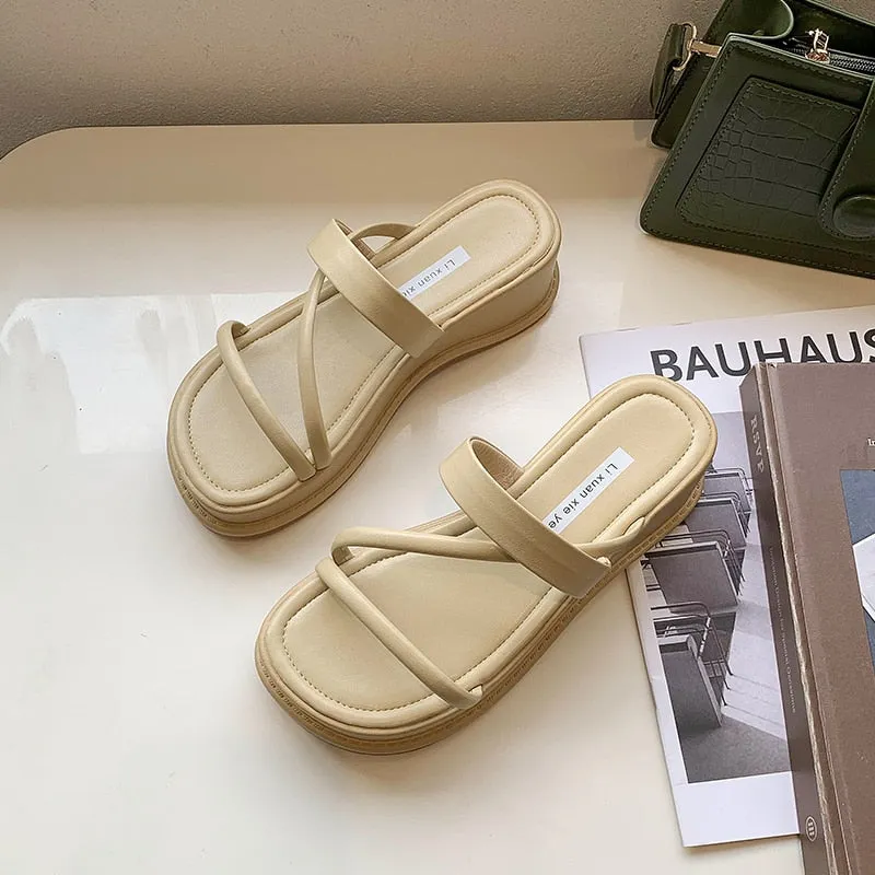 Wedge Platform Slip-On Outdoor Sandals Slippers Morocco