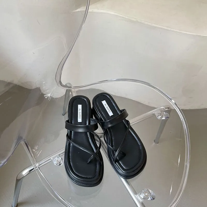 Wedge Platform Slip-On Outdoor Sandals Muk Luk Slippers