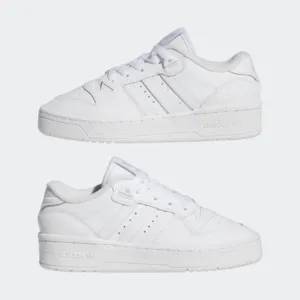 Adidas Extra Wide Shoes Big Kids' Adidas Rivalry Low "Cloud White Grey"
