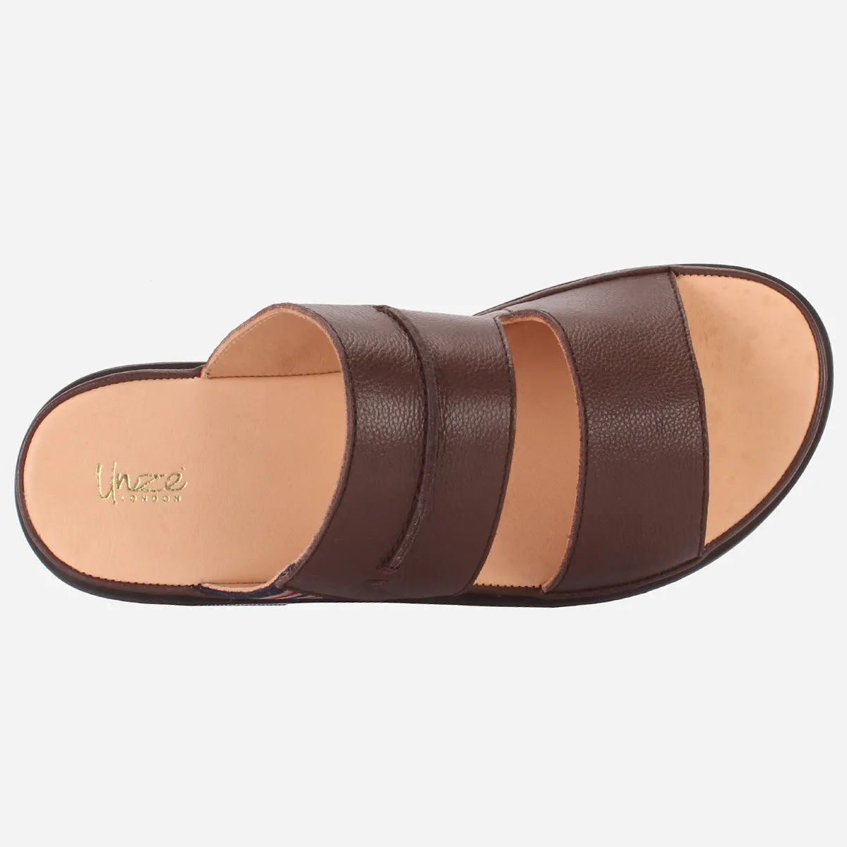Men's "ATRIAT" Strappy Slide In Everyday Shoes Slide On Sandals Leather