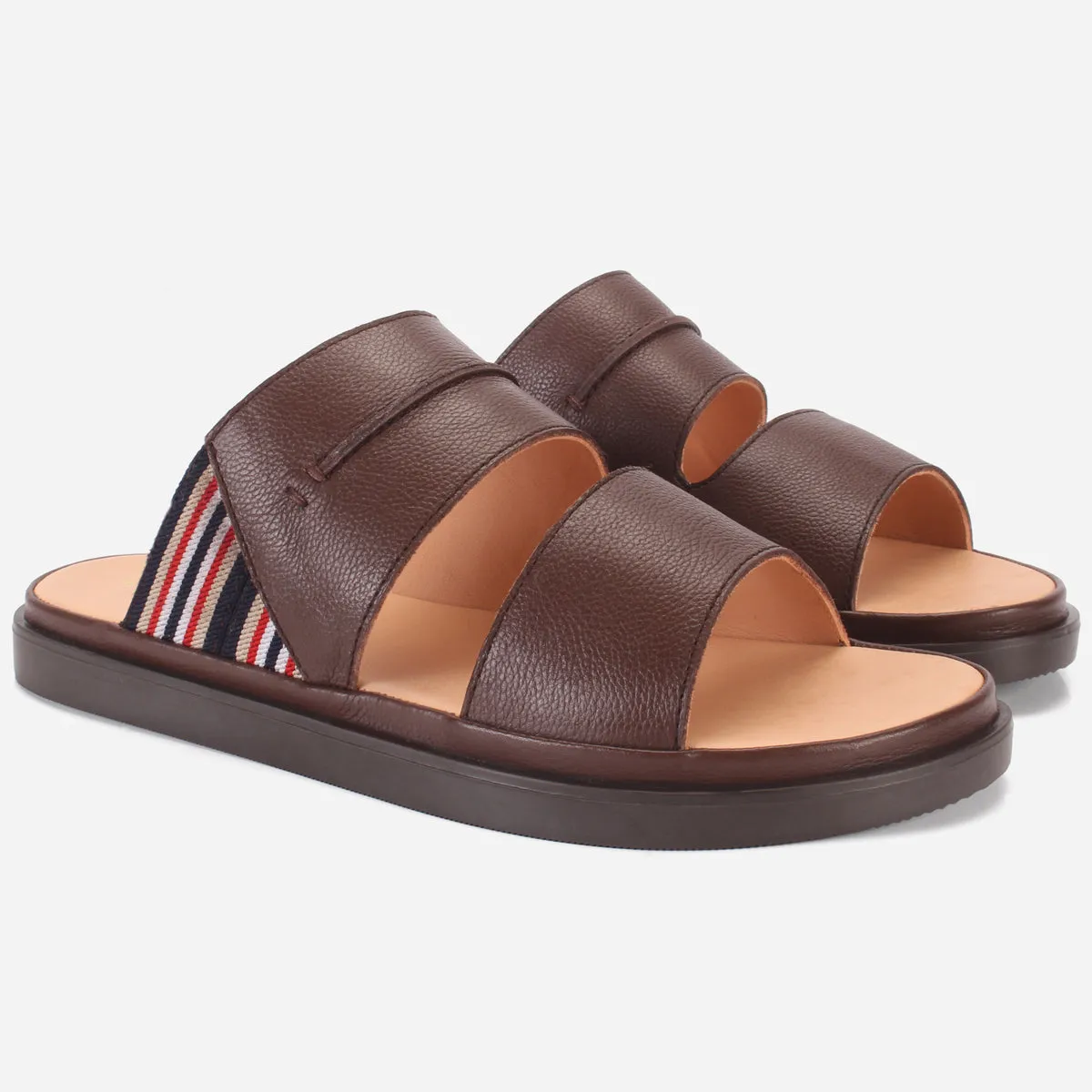 Hippopotamus Slippers Men's "ATRIAT" Strappy Slide In Everyday Shoes