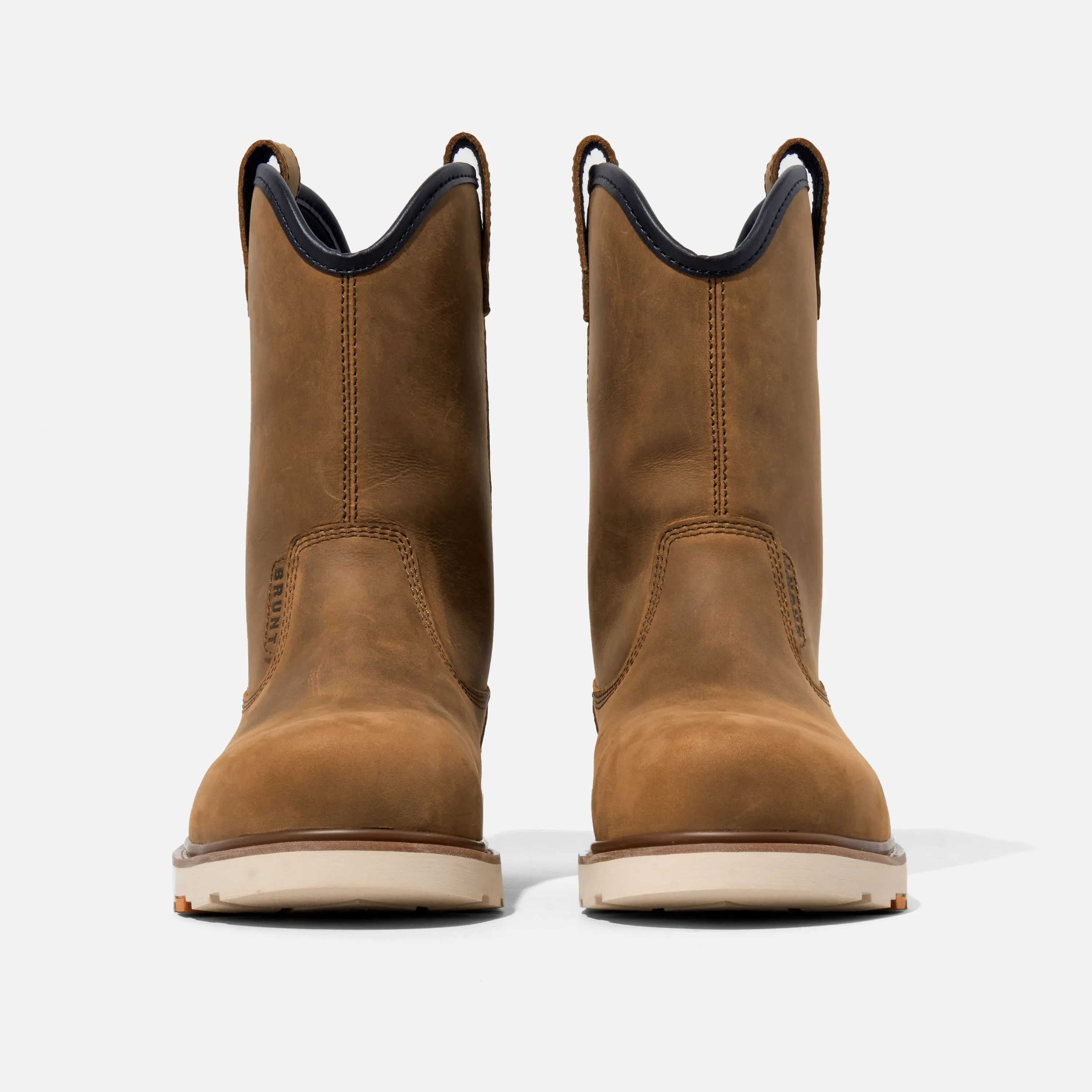 'Brunt' Men's 9" The Bolduc EH WP Comp Toe - Brown Met Guard Work Boots