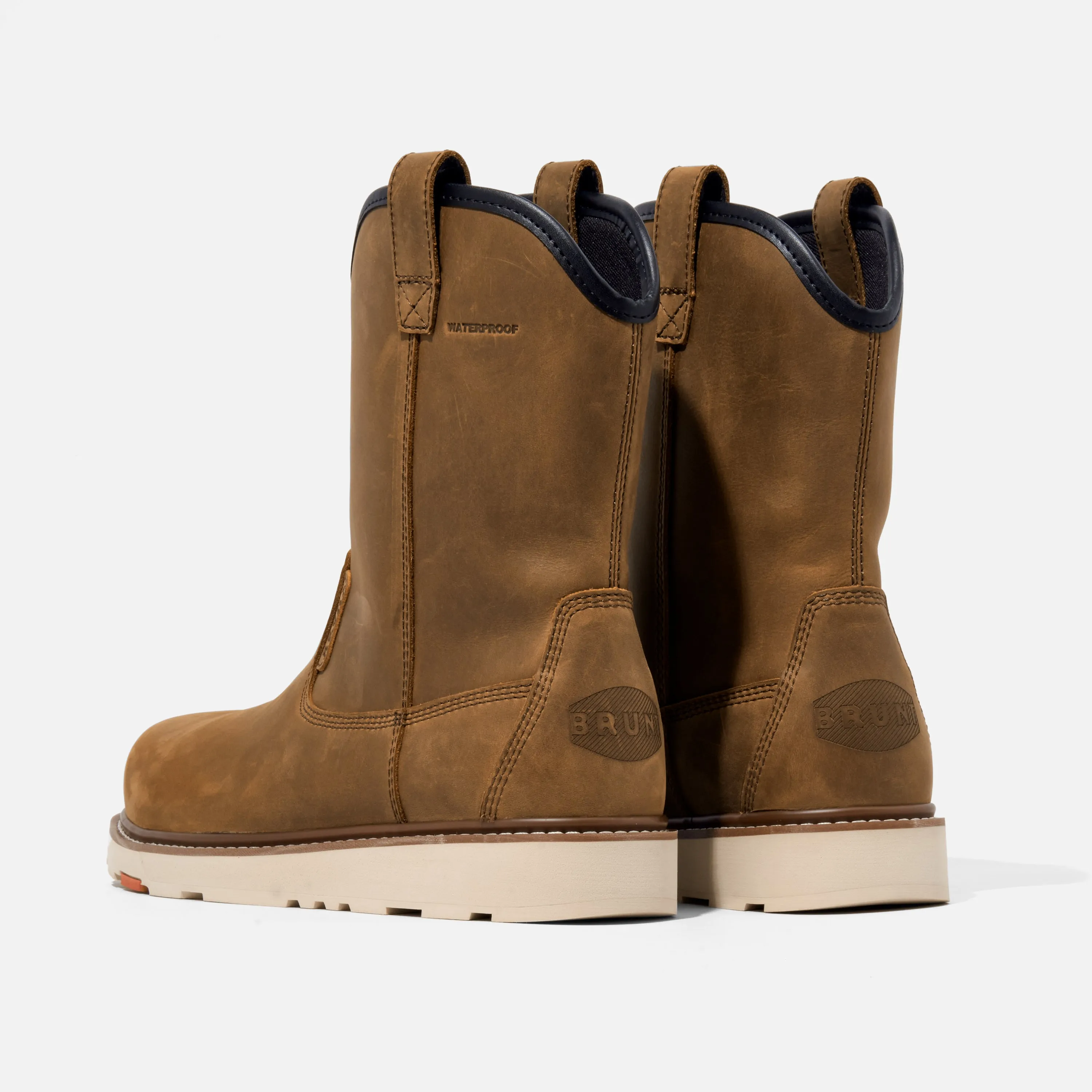 'Brunt' Men's 9" The Bolduc EH WP Comp Toe - Brown Best Deals On Steel Toe Work Boots