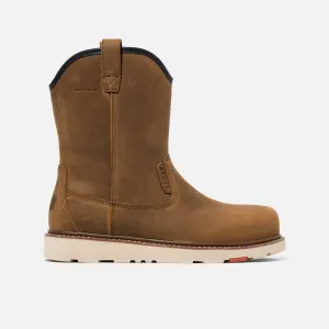 Best Plantar Fasciitis Work Boots 'Brunt' Men's 9" The Bolduc EH WP Comp Toe - Brown