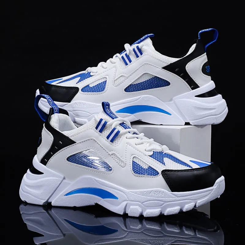 White Sneakers Men Non Slip Walking Running Shoes Sports Trail Running Hiking Shoes