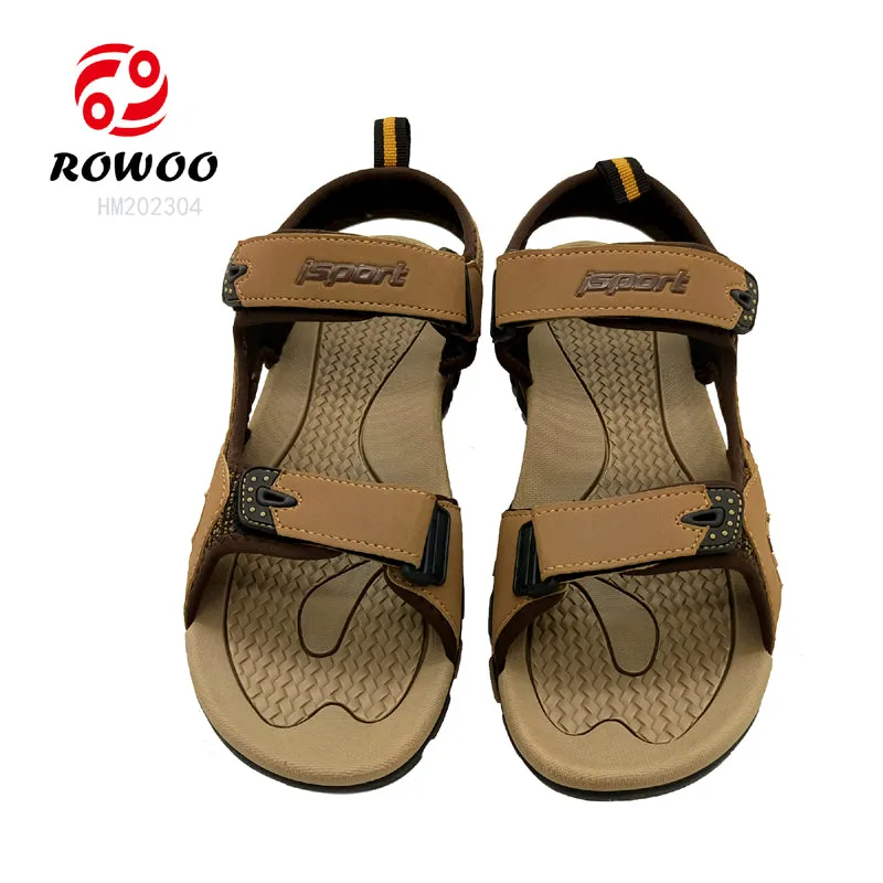 wholesales summer self sticker sport sandals shoes for men Adjustable Strap Sandals