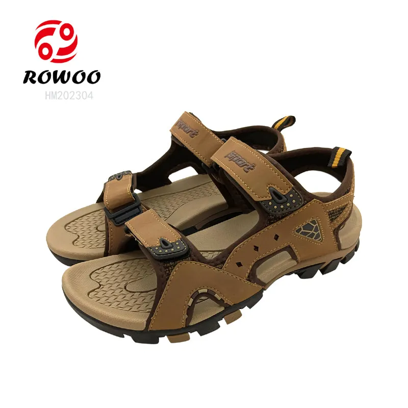 wholesales summer self sticker sport sandals shoes for men Camera Platform Sandals