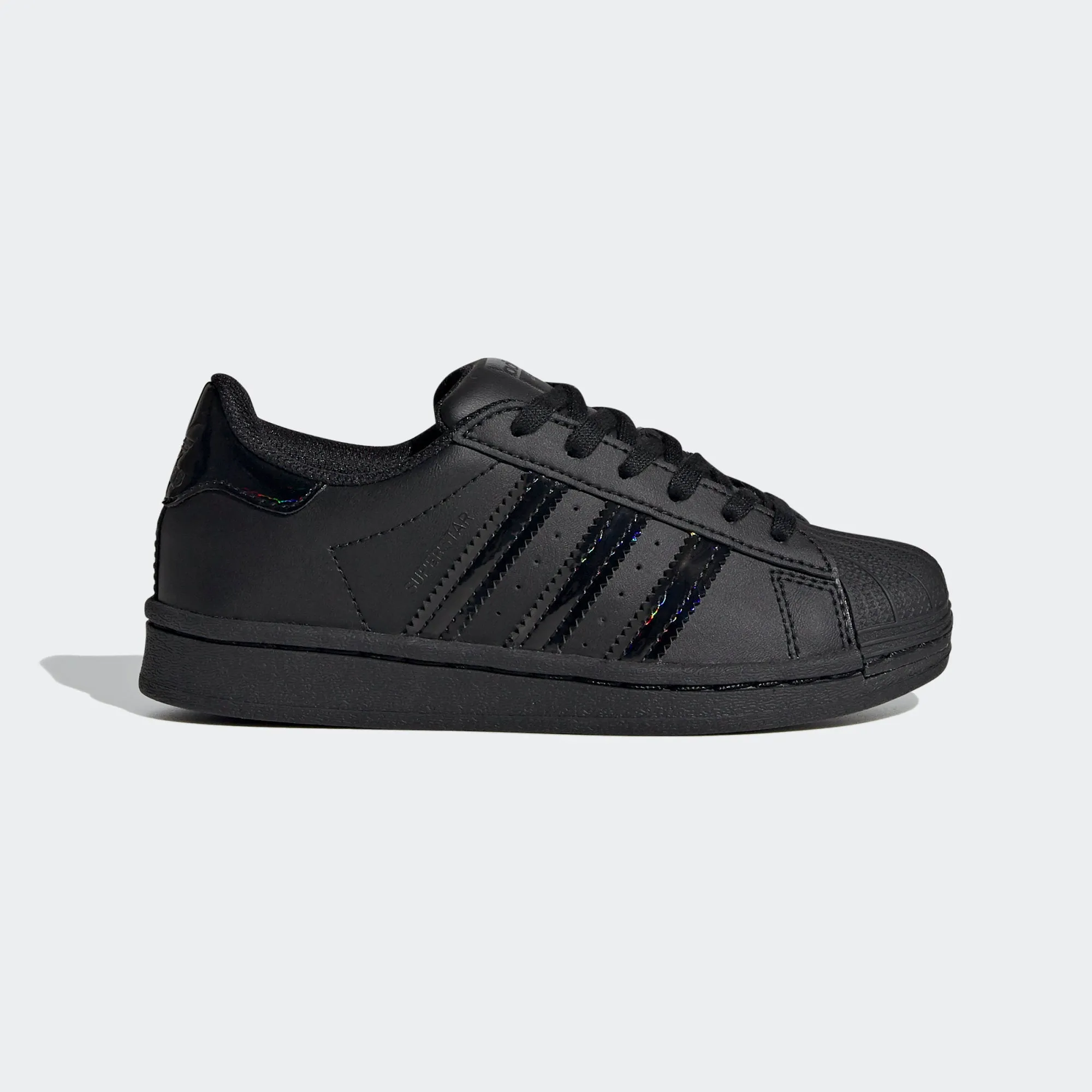 Kid's adidas Originals Black Iridescent Superstar Shoes Adidas Shoes The Brand With The 3 Stripes
