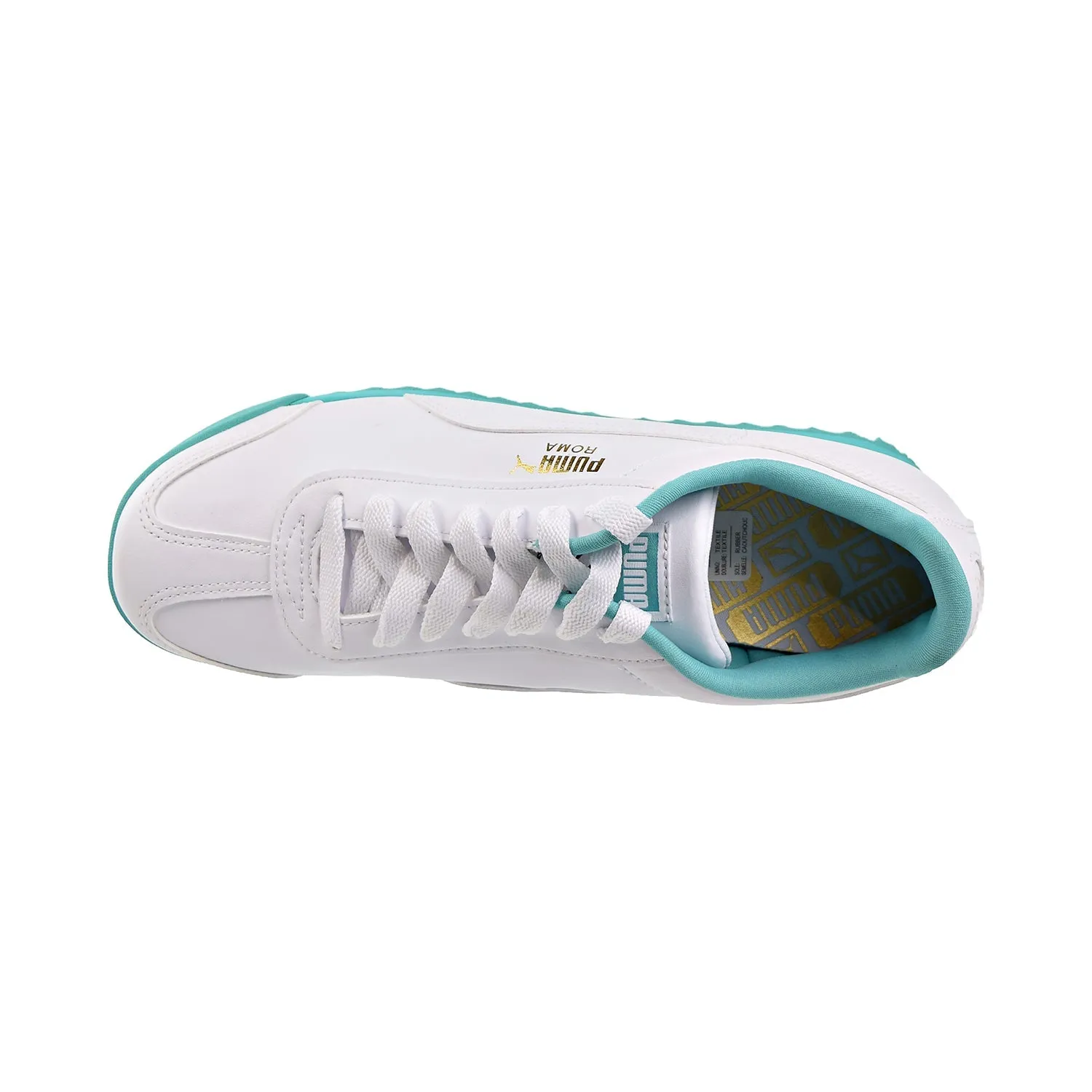 Puma Roma Basic Plus Men's Shoes Puma White/Blue Turquoise Asics Gel-craze Tr 4 Cross-trainer Shoe