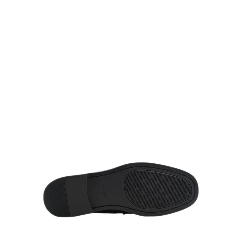 Slip On Slippers With Fur WILDWOODD LOAFERS - BLACK