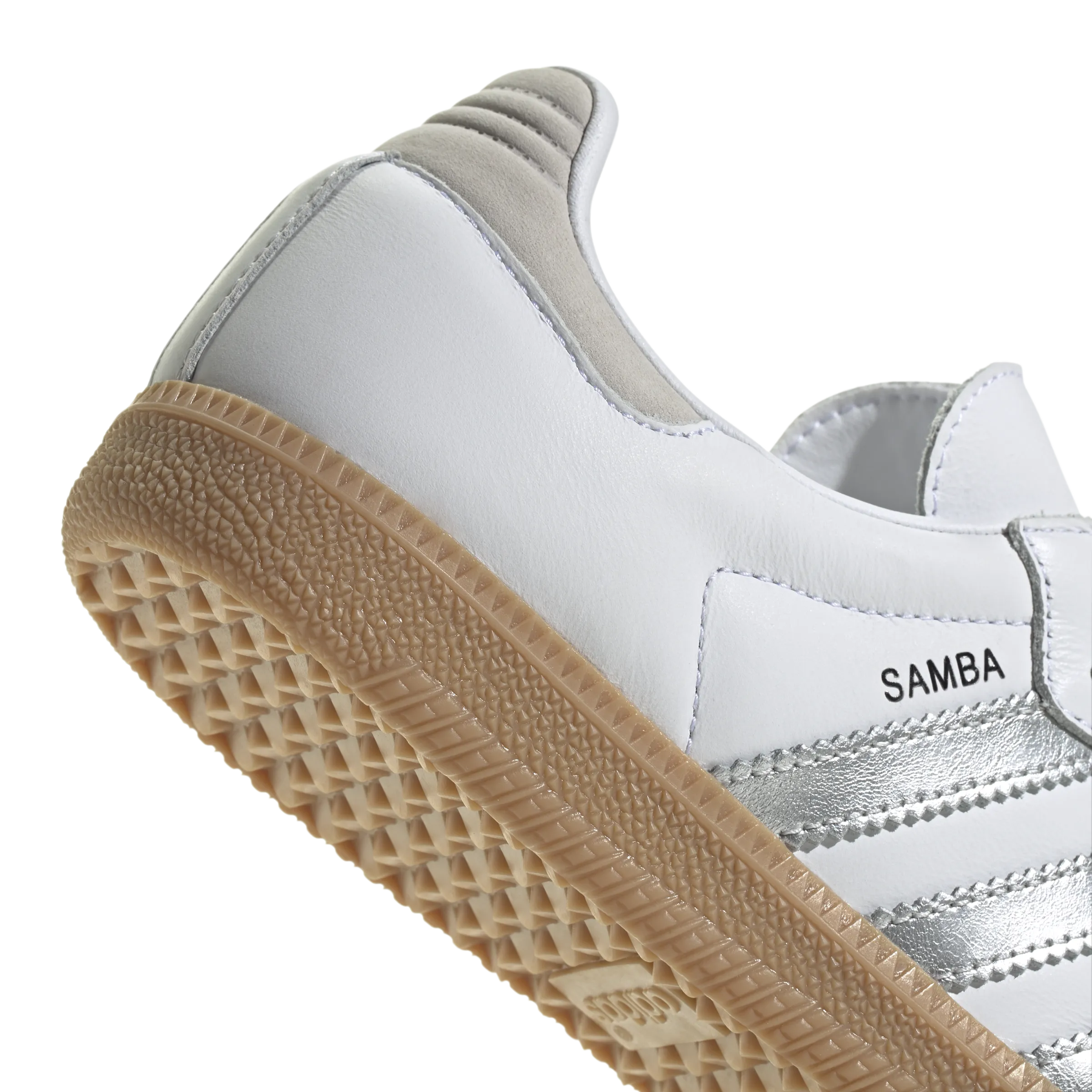 Wmns Samba OG 'Cloud White Silver Metallic' Mtb Adidas Shoes