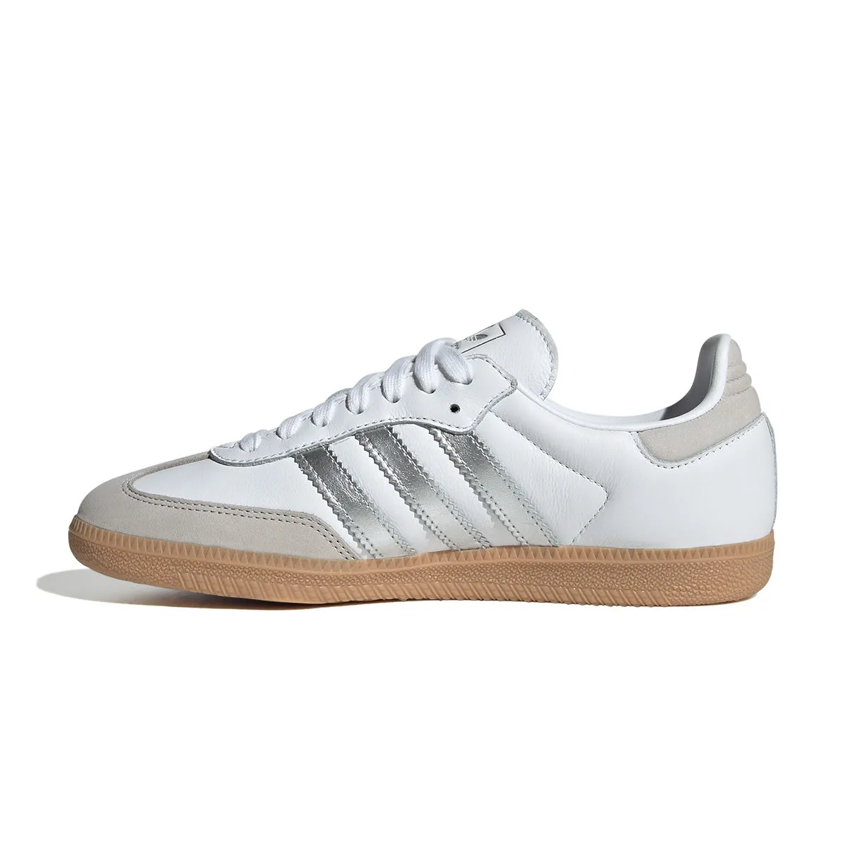New Adidas Running Shoes Wmns Samba OG 'Cloud White Silver Metallic'